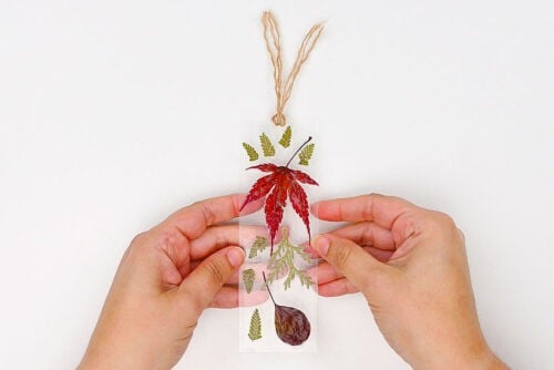 Pressed Leaf Bookmark