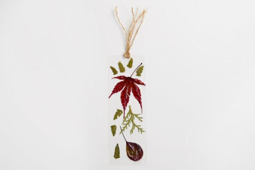 Pressed Leaf Bookmark