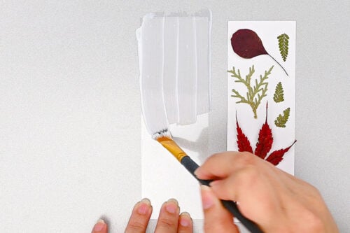 Pressed Leaf Bookmark
