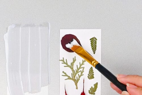 Pressed Leaf Bookmark