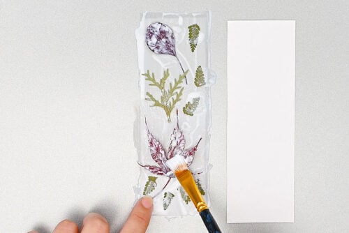 Pressed Leaf Bookmark