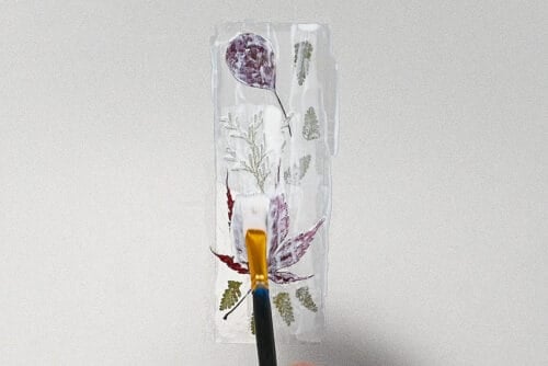 Pressed Leaf Bookmark