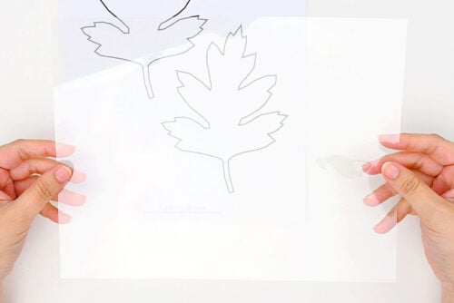 Stained Glass Leaf Suncatchers